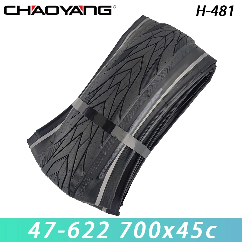 CHAOYANG Original 700x45c Shark Skin Black Folding Tire for Road Gravel Bike MTB Touring Off-Road Bicycle Cycling Parts