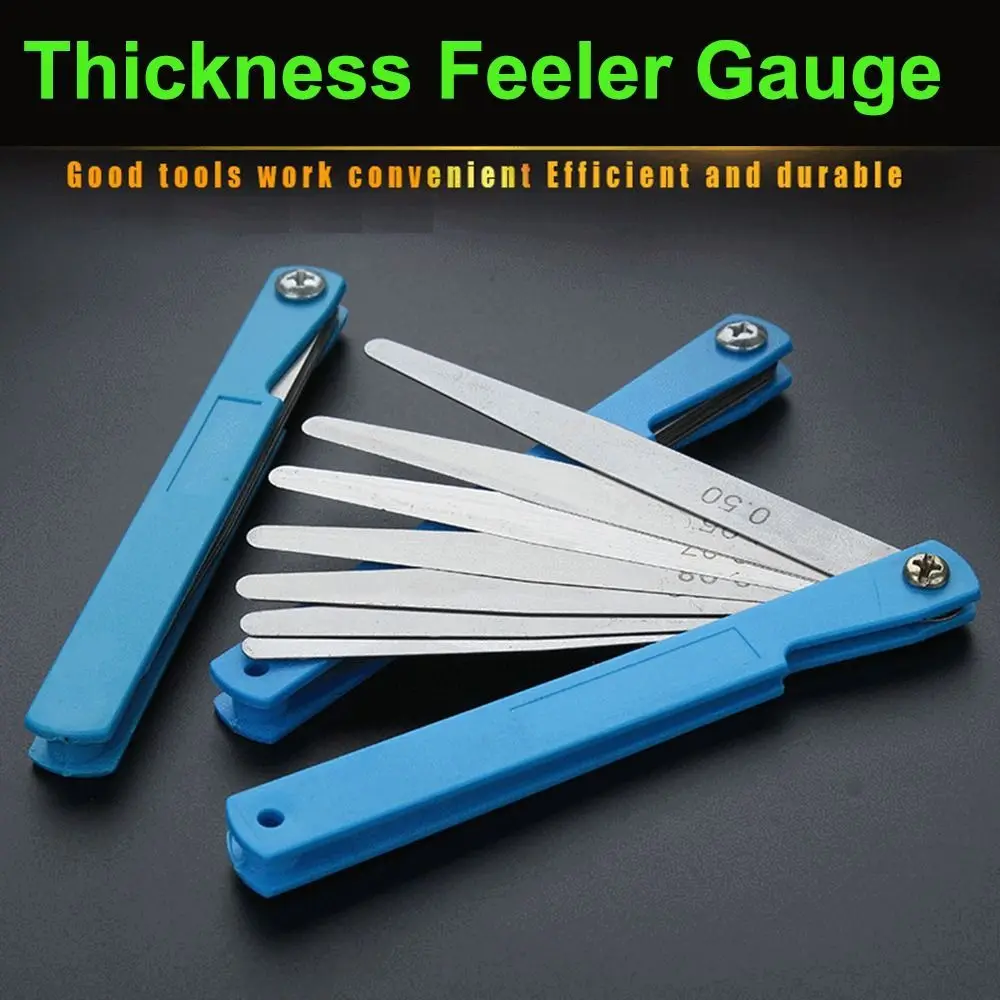 Thickness Feeler Gauge Alloy Steel Spark Plug Gauges Measurement Probe Gauge Portable DIY Measuring Tool Durable Hand Tool