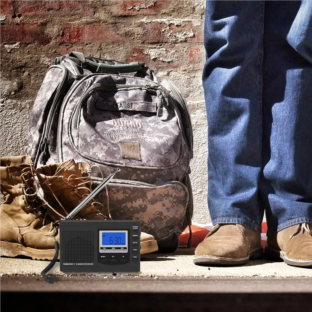 Mini Radios Retractable Antenna Radio Receiver Entertainment Recorder