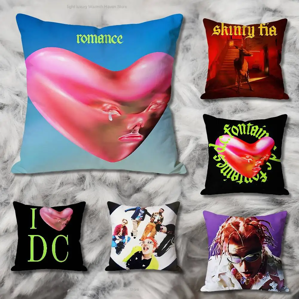 

F-Fontaines D-DC Romance Various Sizes Square Pillow Case For Car Home Bedchamber Decor Custom Valentine gift