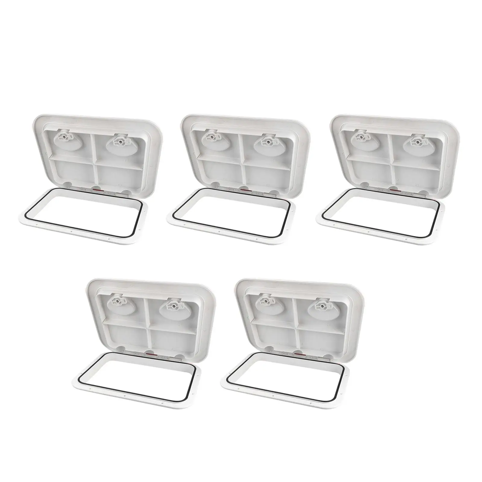 Marine Boat Access Hatch Lid Deck Plate Access Lid Sturdy Weatherproof White Boat Deck Hatch Lids for Speedboats RV