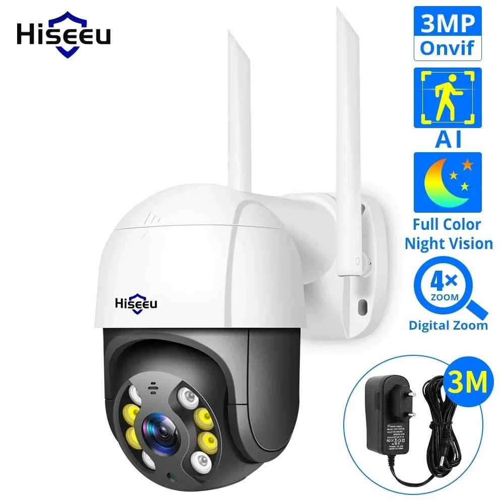 camara-wifi-ptz-hiseeu-4k-8mp-zoom-digital-5x-deteccion-humana-por-ia-audio-bidireccional-onvif-camara-de-seguridad-ip-inalambrica