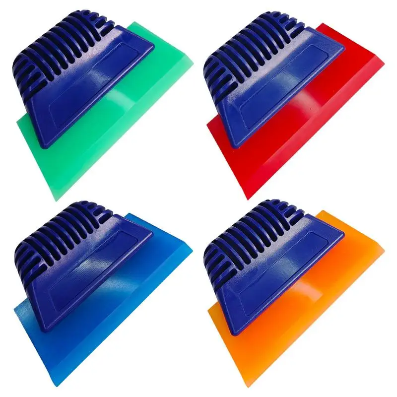 

Car Window Tint Squeegee Scraper Multifunctional Tint Window Rubber Strip Thickened Tools For Glass Windshield Bathroom Mirrors