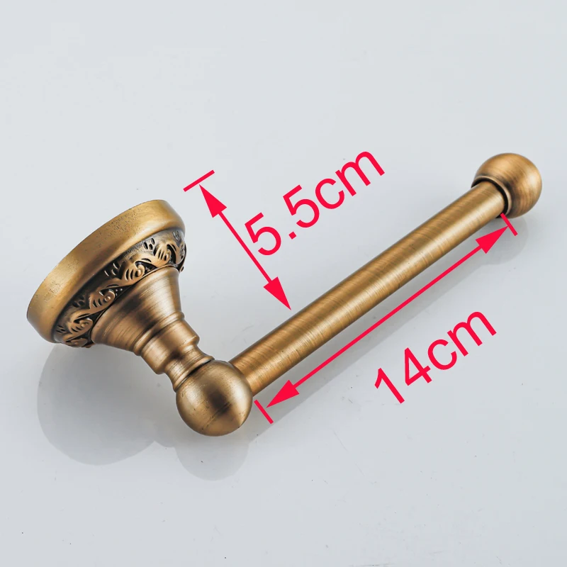 Toilet Paper Holder Wall Mounted Vintage Classic Bathroom  Antique Brass Roll Tissue Box Bathroom Accessories YT-13992