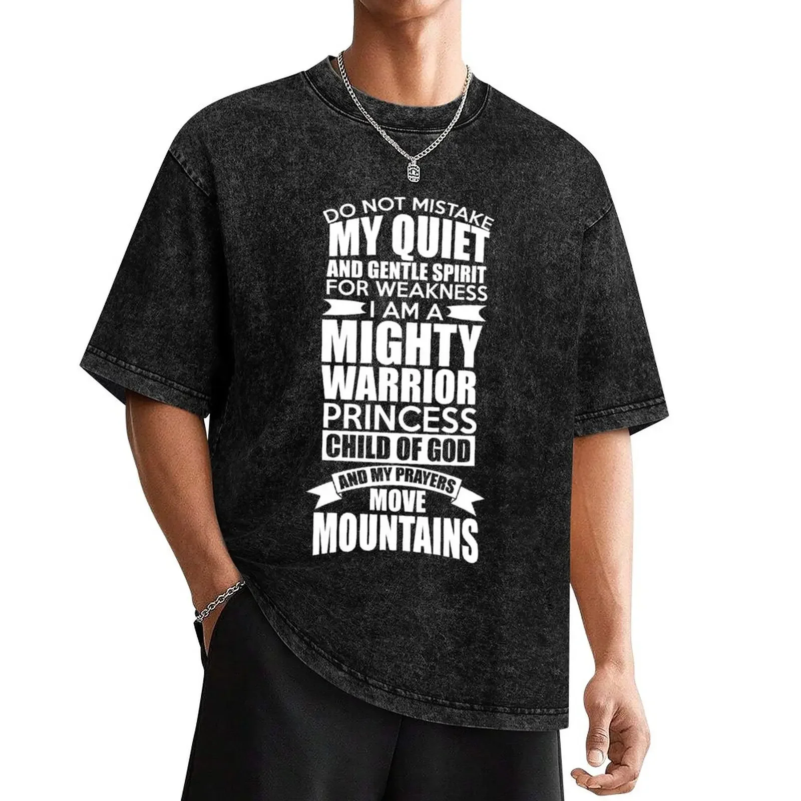 

Do Not Mistake My Quiet and Gentle Spirit! T-Shirt customizeds animal prinfor boys mens big and tall t shirts