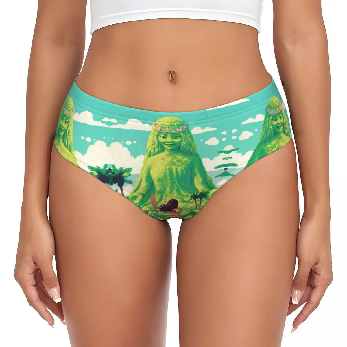 Custom Womens Moana Movie Panties Comfort Briefs Underwear