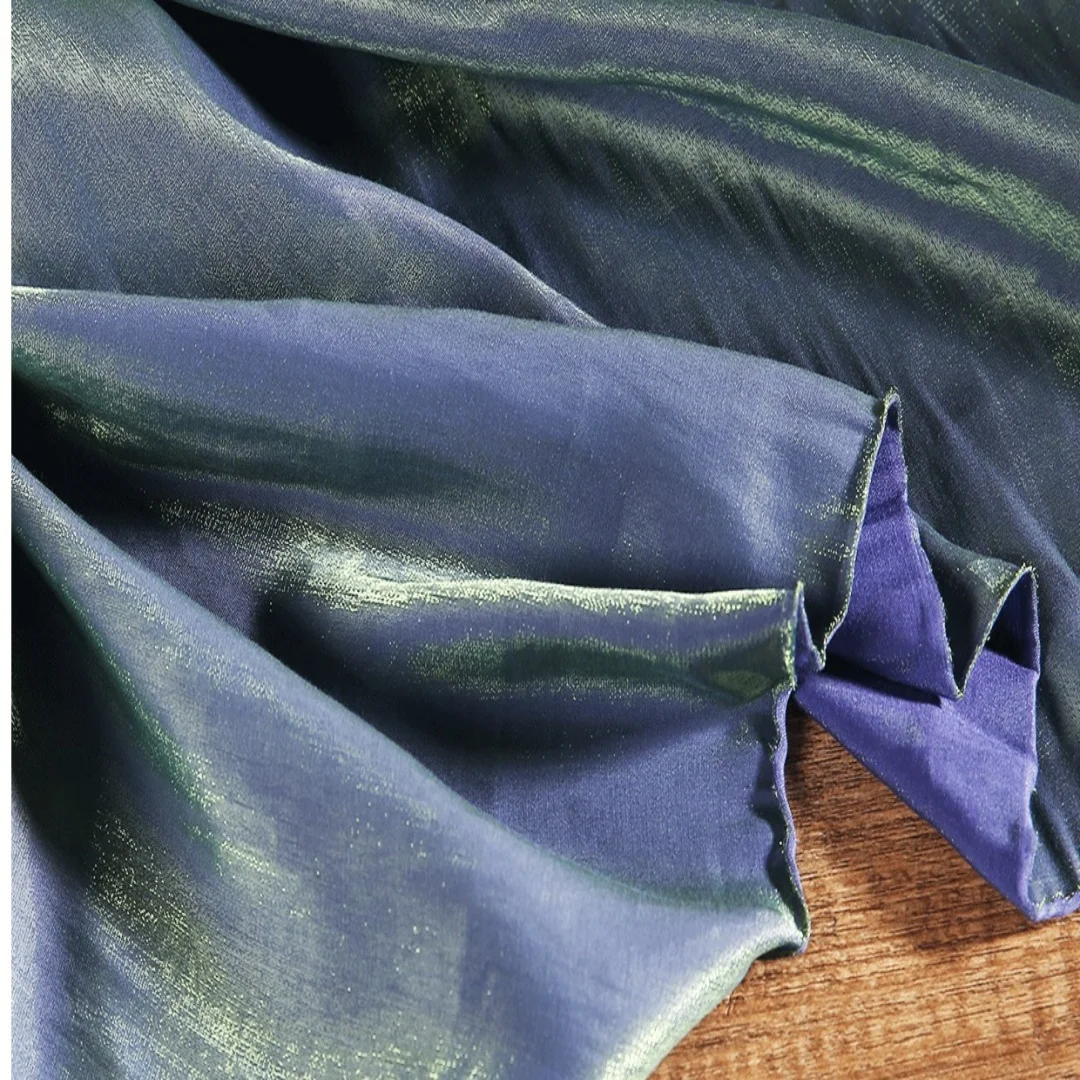 Tela de rayón liso de 0,5 metros de ancho y 57.08 pulgadas, tela satinada Flash Streamer para vestido DIY, para Hanfu chino,cheongsam,falda Ru