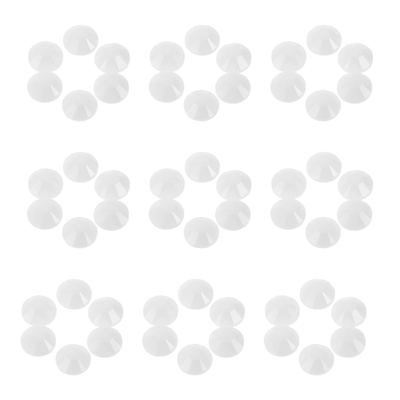 

1Set 3Mm White Resin Flatback Rhinestones for Nail Art DIY Crafts Decorative Charms Shimmering Wedding Party Fashion Accessory