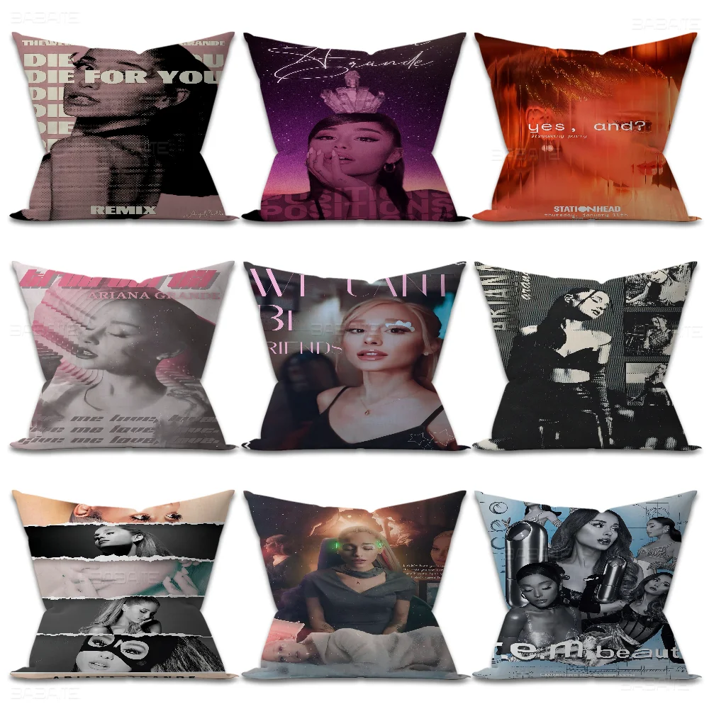 Singer A-Ariana G-Grande Pillow Gift Home Office Decoration Pillow Bedroom Sofa Car Cushion CoverPillow Case