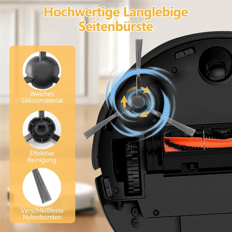 DHIPP-аксессуары для робота-пылесоса Xiaomi X20 Max/X20 Pro, мешки для пыли, накладка для швабры, основная щетка, боковые щетки HEPA-фильтр