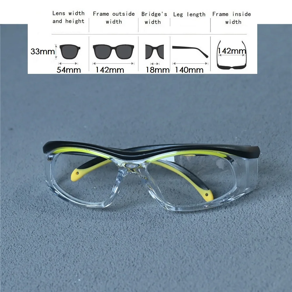 EVOVE TR90 Driving Goggles Men Women Windproof Shield Glasses for Myopia Optical Transparent Lens Outdoor Sport Safety Protect