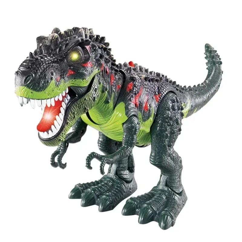 Juguete parlante para caminar, juguete interactivo, modelo de dinosaurio en movimiento, muñeca divertida, Mundo Jurásico, dinosaurio eléctrico, sonido Flash, t-rex, regalo para niños