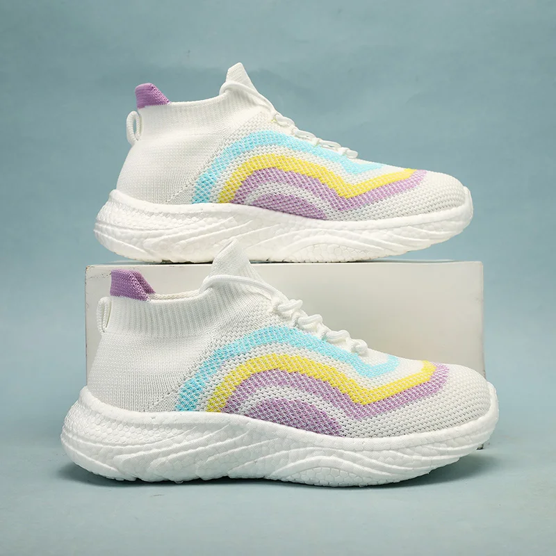 

Running Shoes Women Mesh Breathable Flat Comfortable Outdoor Sports Trendy 2025 New Sneakers Summer Lightweight Tennis Shoes Men