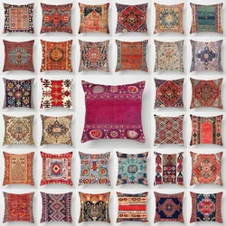 2022 New Ethnic Persian Pattern Decorative Pillow Case Turkish Middle Eastern Style Linen Sofa Home Decor Throw Cushion Cover