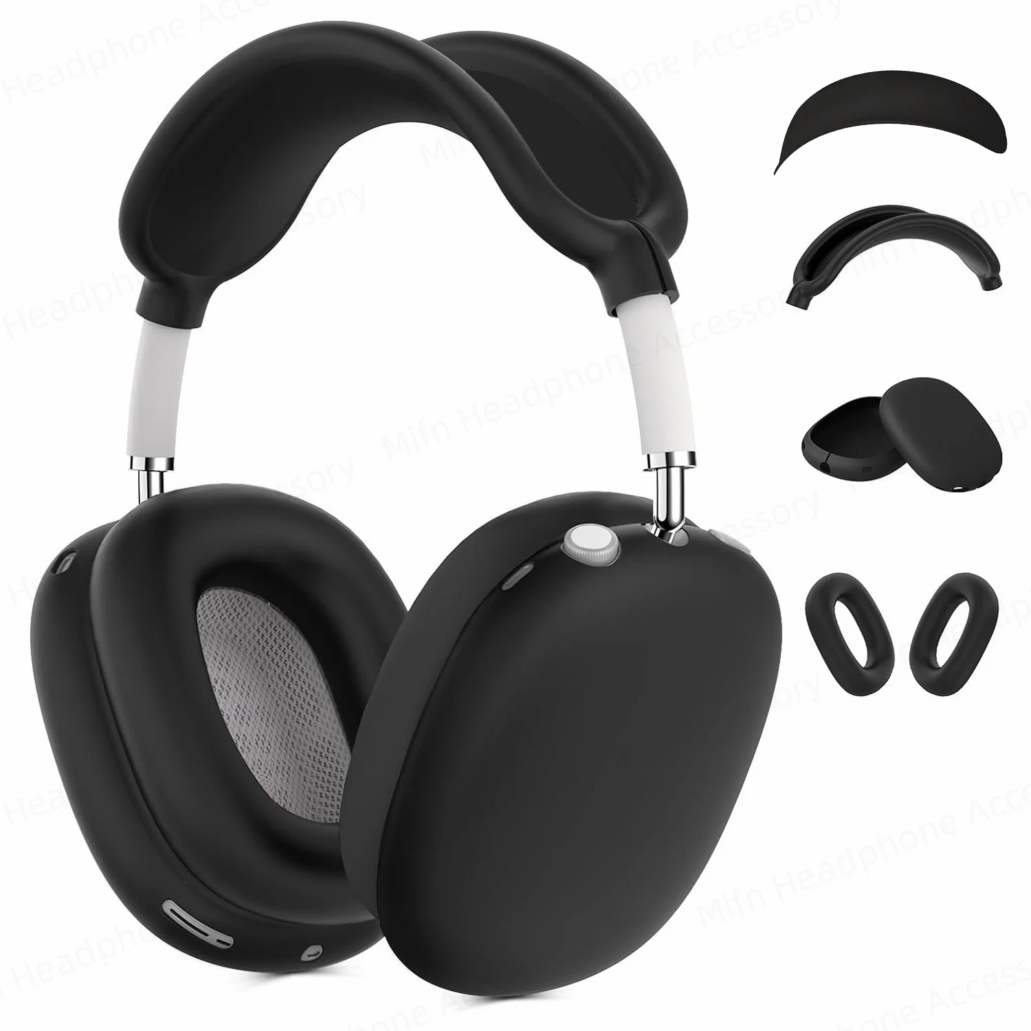 ใหม่เคสป้องกันแบบ4 in 1สำหรับ Apple airpods MAX 2020หูฟังแผ่นรองหูชุดอุปกรณ์แผ่นรองหูสำหรับ airpods MAX