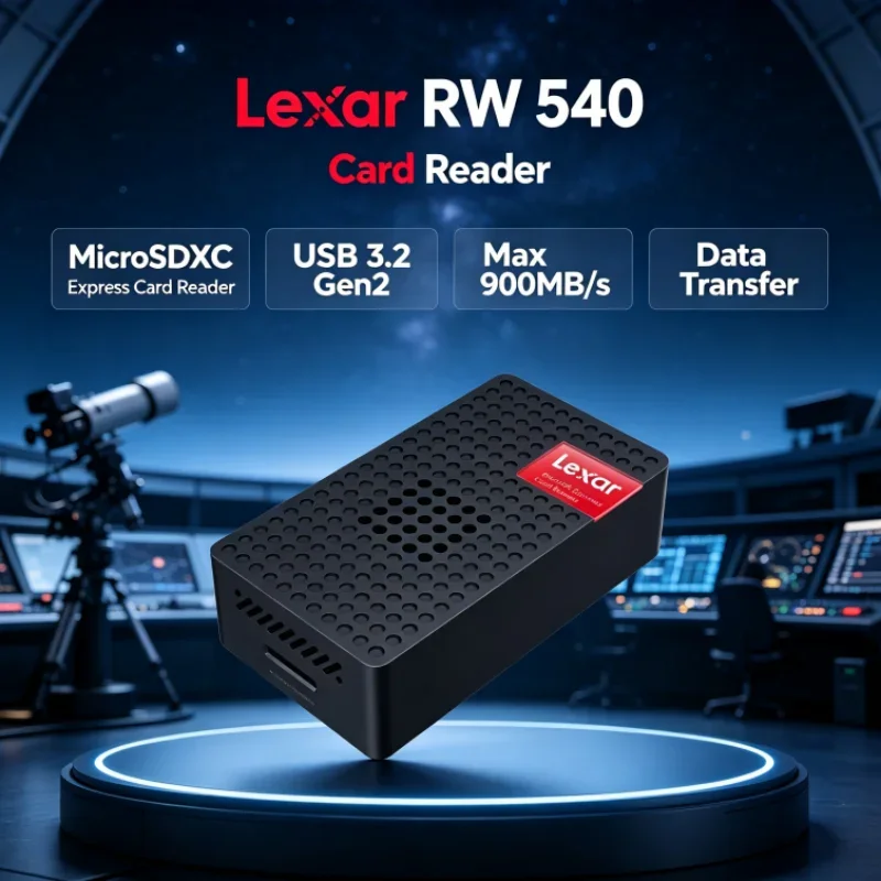 Lexar RW540 Max 900MB/s MicroSDXC Express Card Reader PLAY PRO MicroSD Card Reader UHS-I UHS-II for Video Transfer