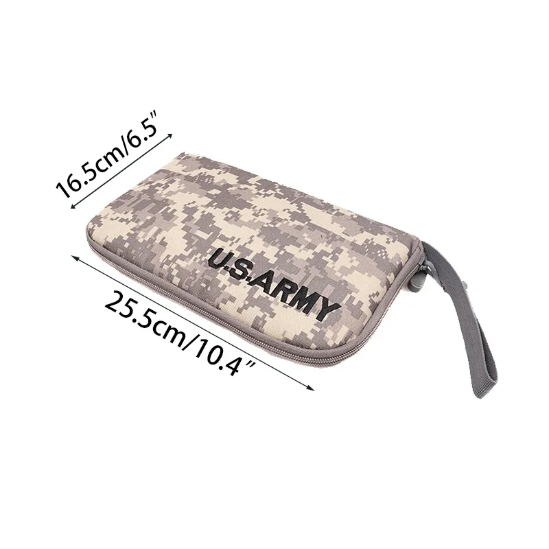 Specialist Series Tactical Single Handgun Firearm Case Pistol Bag for Outdoor Hunting Shooting Range, Lockable Zipper