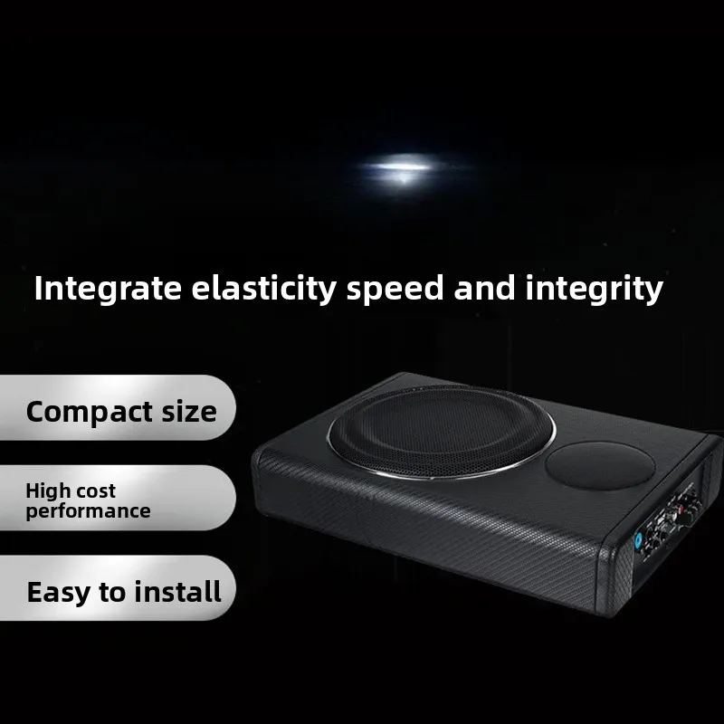 

12v10 Inch Ultra-thin Bluetooth Subwoofer Special for Car Seat Audio Overweight Bass Car Modification with Installation Cable