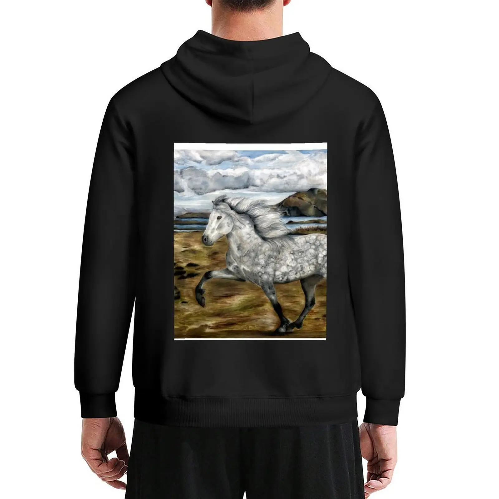 

Charismatic Icelandic Horse Hoodie graphic t shirts men men's autumn clothes korean clothes anime clothing hoodie streetwear