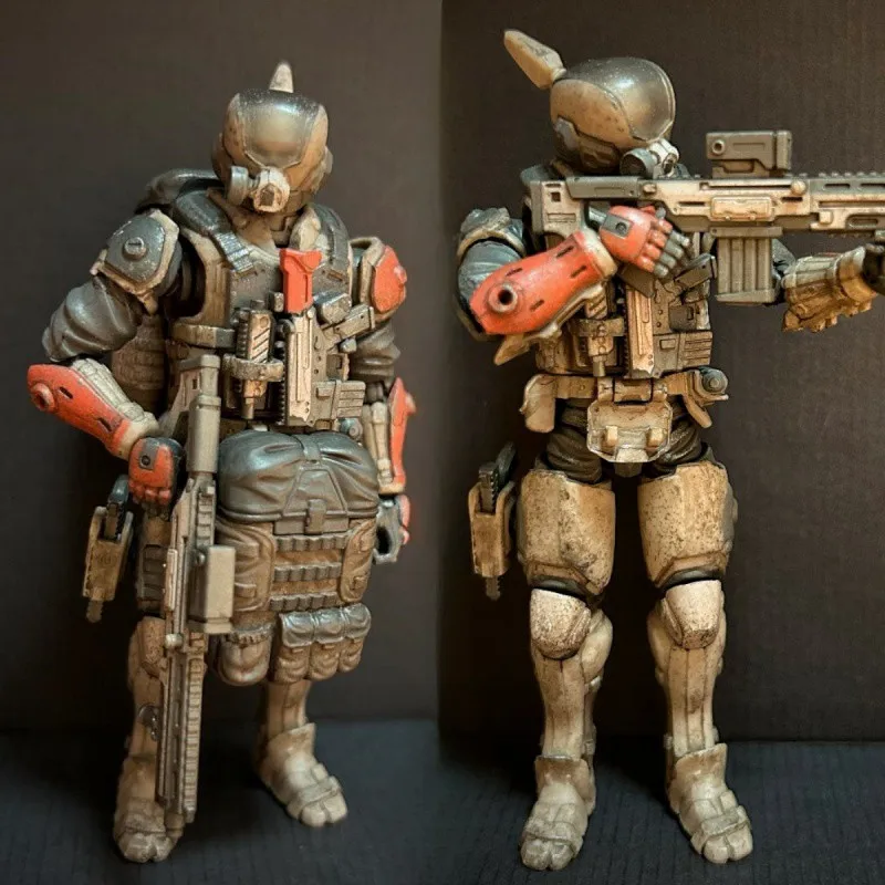 

Acid Rain Action Figure FAV-A108 Red Crow Foot Light/A109 Paratrooper/A110 Red Crow Anti-Chemical Ronin 1/18 3.75inches