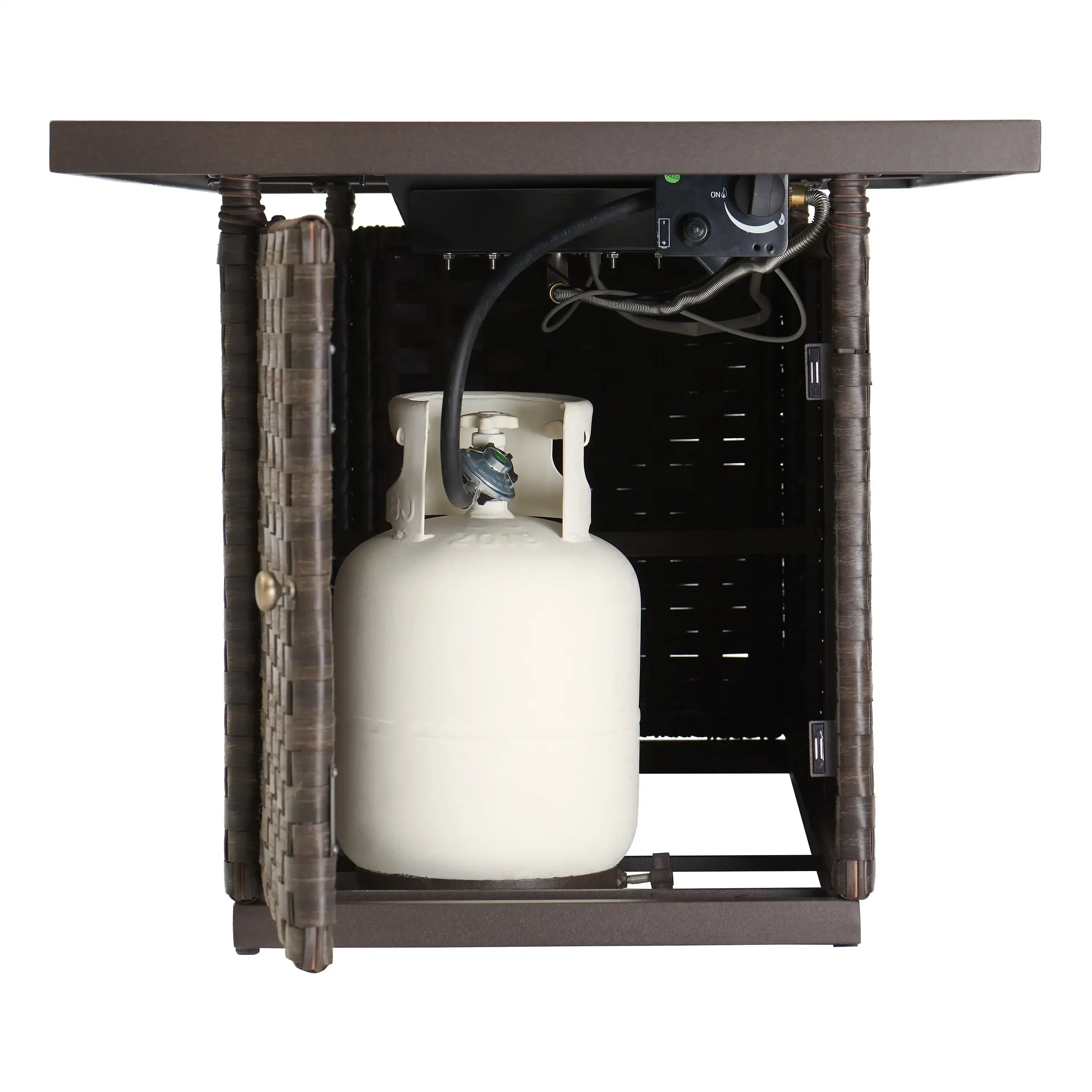 

A Homes Harbor City Patio Fire Pit Dining Table