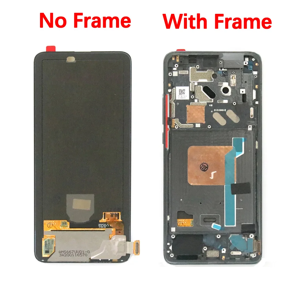 100% Original AMOLED Screen For Xiaomi Redmi K30 Ultra Display Touch Panel Screen Digitizer Repair Parts M2006J10C Mi Assembly