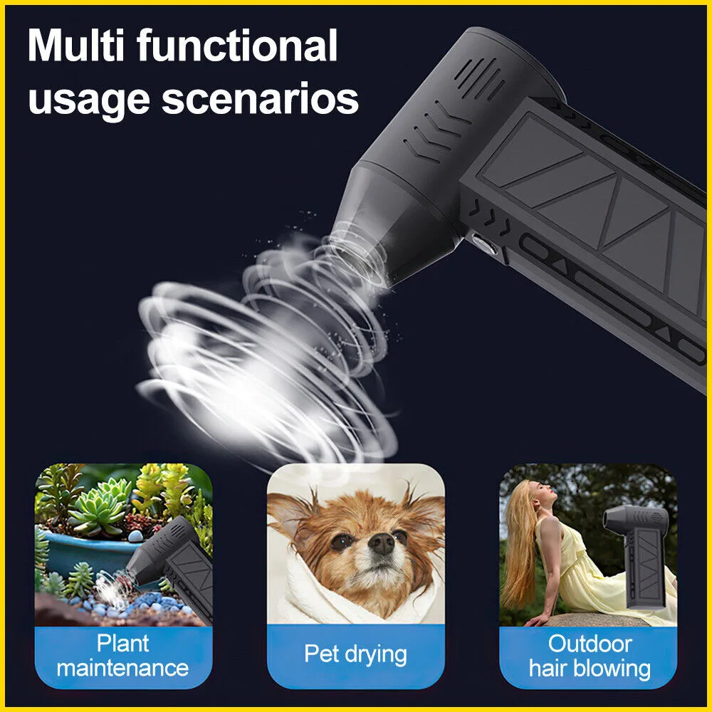 Mini Jet Mini Ventilador Seco, Ventilador Poderoso, 130000 Rpms