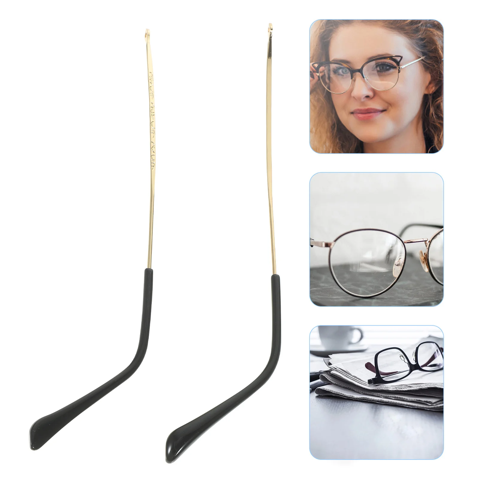 1 Pair Metal Glasses Arm Replacement Legs For Eyeglasses Sunglasses Repair Parts Temple Accessories Frame Fix Kit