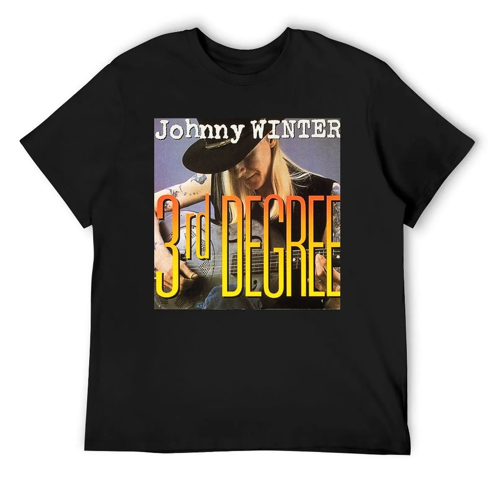 

Johnny Winter - 3rd Degree. T-Shirt sweat Clothing luxury t-shirt black t-shirts for men