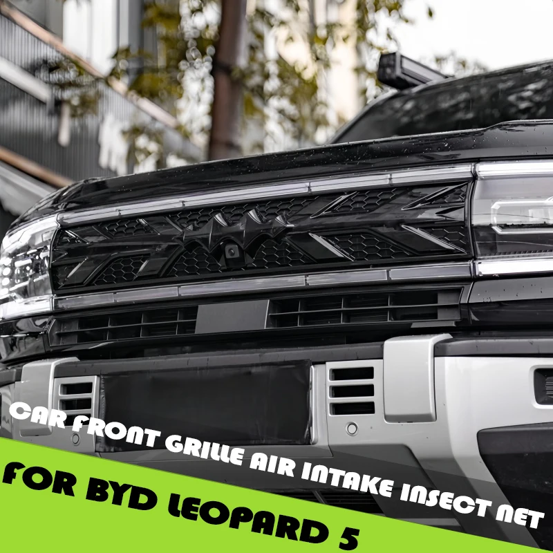 

Car Front Grille Air Intake Insect Net Fit for BYD Leopard 5 High Quality Modified Auto Front Bumper Grille Car Upgrade Parts