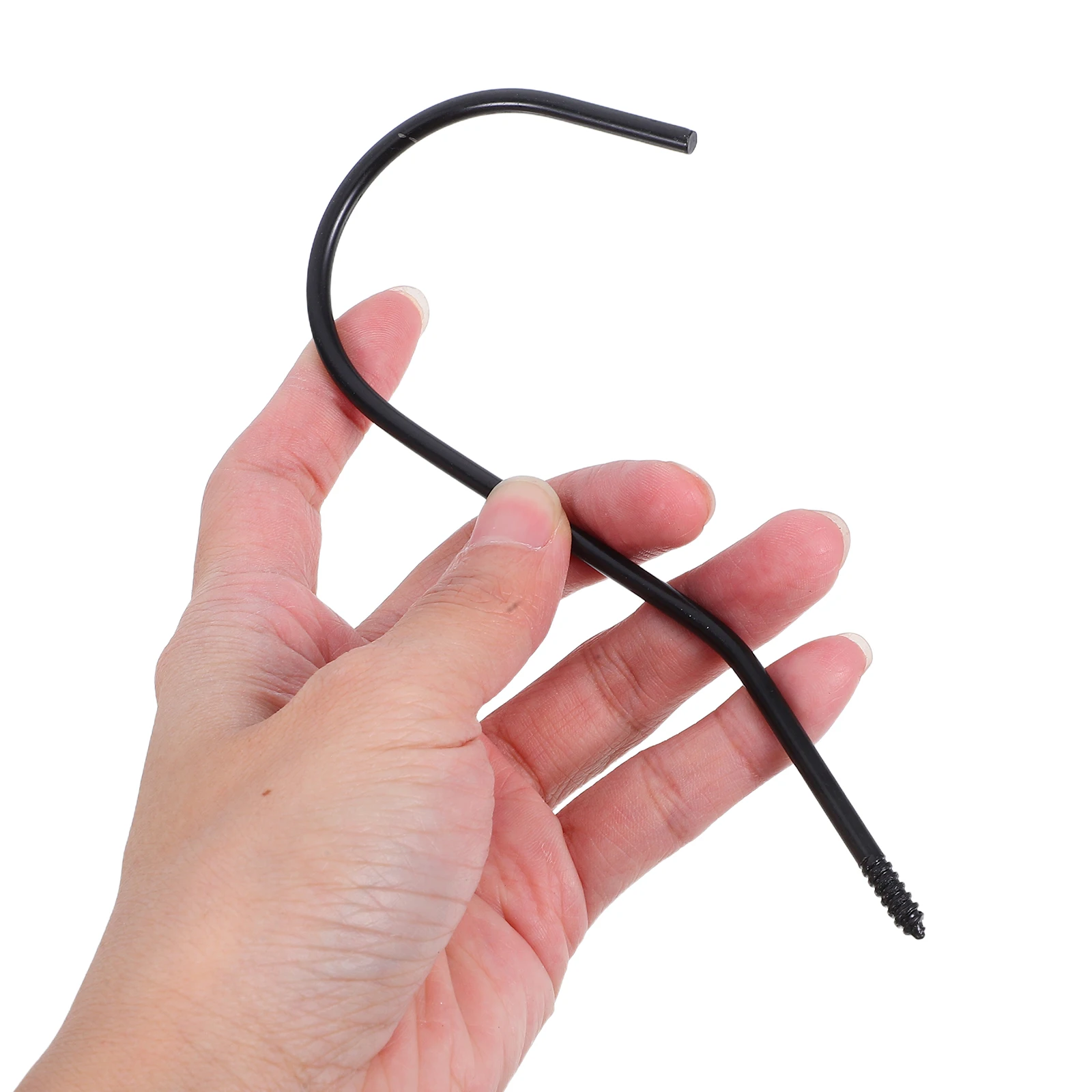 

20pcs Hanger Hooks Metal Closet Coat Bag Hooks Replacement Versatile Design Sevenshaped Round Fit Various Hangers Easy