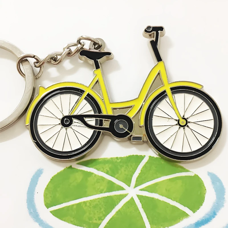 Thank you Bicycle trainer Keychain, Cycling trainer Gifts Key chain Sport Style Metal Bike Gifts