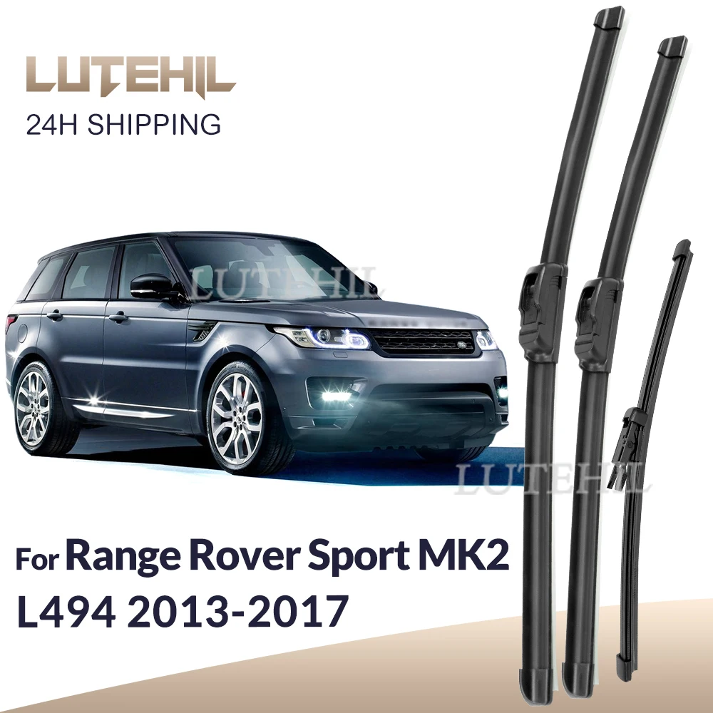 

For Range Rover Sport MK2 L494 2013-2017 2014 Wiper Front & Rear Wiper Blades Windshield Windscreen Window Brushes 24"+20"+15"