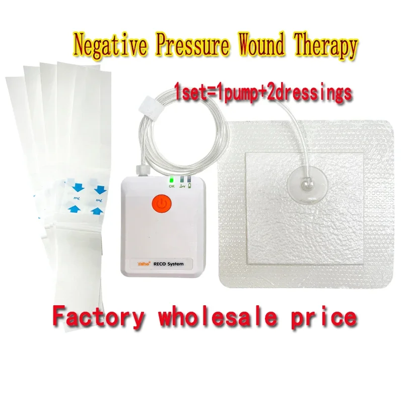 2024 new Factory wholesale Negative Pressure Wound Therapy( NPWT ) with 2pcs dressing