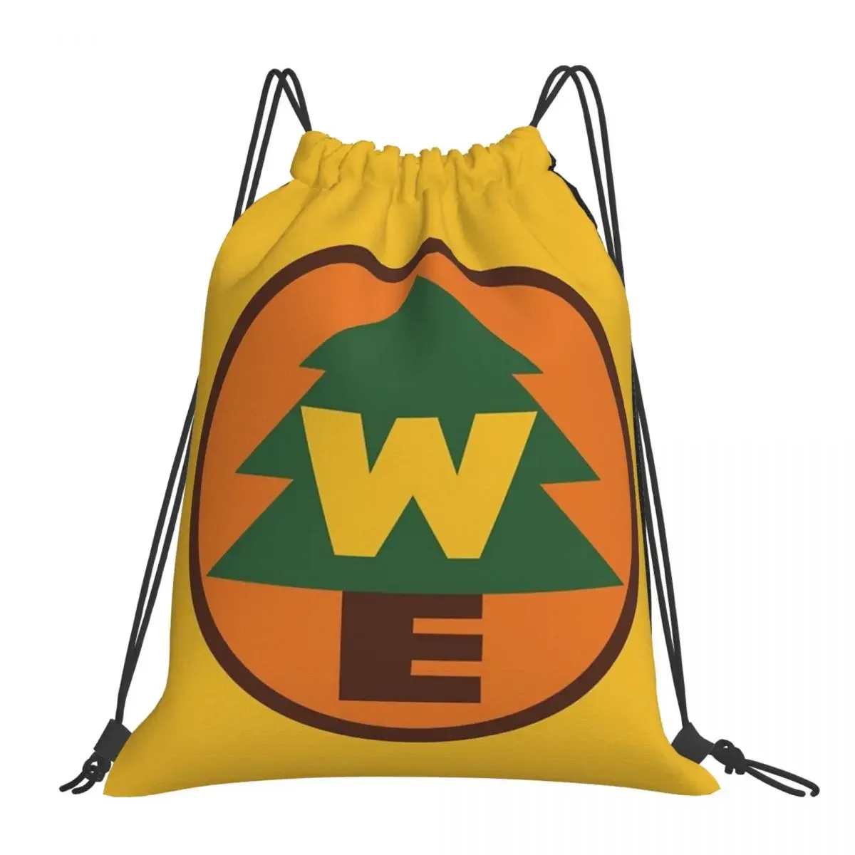 Wilderness Explorer Logo Backpacks Fashion Portable Drawstring Bags Drawstring Bundle Pocket Shoes Bag Book Bags For Man Woman