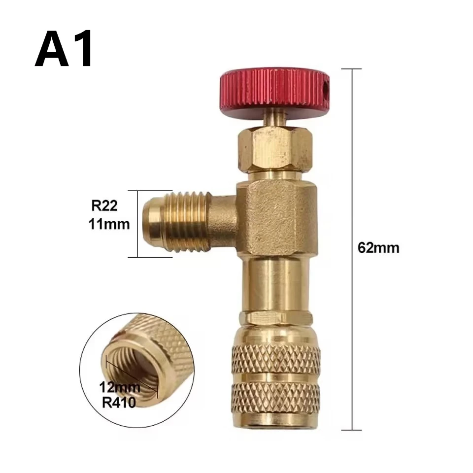 1PC Refrigeration Charging Air Conditioning Adapter For R410A R22 1/4\