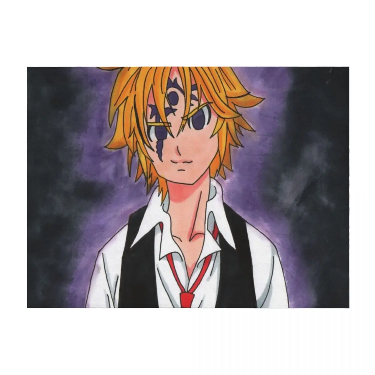 Meliodas رمي بطانية أريكة سرير ريتروس بطانيات للأرائك بطانيات الأرائك الزخرفية #2