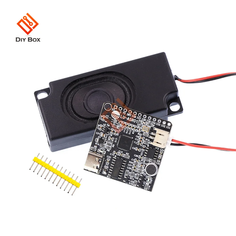 LU-ASR01 Intelligent Voice Recognition Module Voice Board VRM 5V Power Supply USB 3W Power Amplifier 8Ω Smart Home Appliances