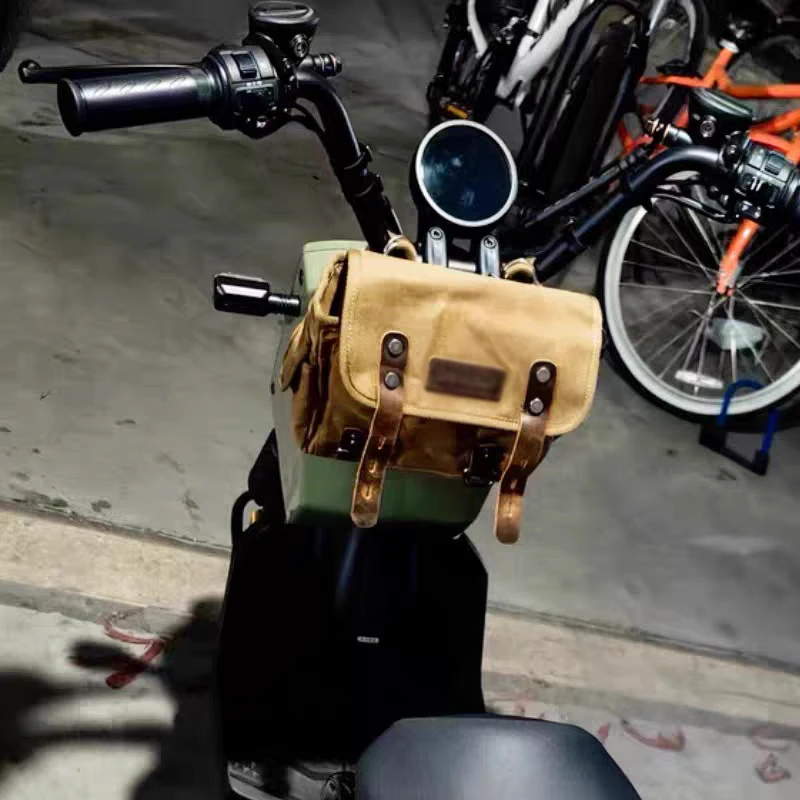 

Motorcycle Side Bag Retro Bags Waterproof ToolBag Handlebar Bag For Yamaha Harley Honda Suzuki BMW Motorcycle Bike Luggage Bags