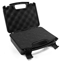 New Lockable Pistol Case Waterproof Handgun Hard Case Shockproof Gun Storage Carrying Revolvers Case with Pick and Pluck Foam