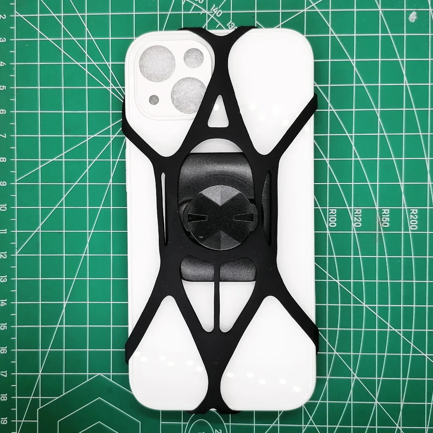 غطاء خلفي زجاجي من البولي يورثين الحراري للهاتف الخلوي ، حقيبة الدراجة مع محول ، SRAM ، GARMIN ، foubiyer ، BRYTON ، GUB Bike Mount ، iPhone 13 ، 14 ، 15