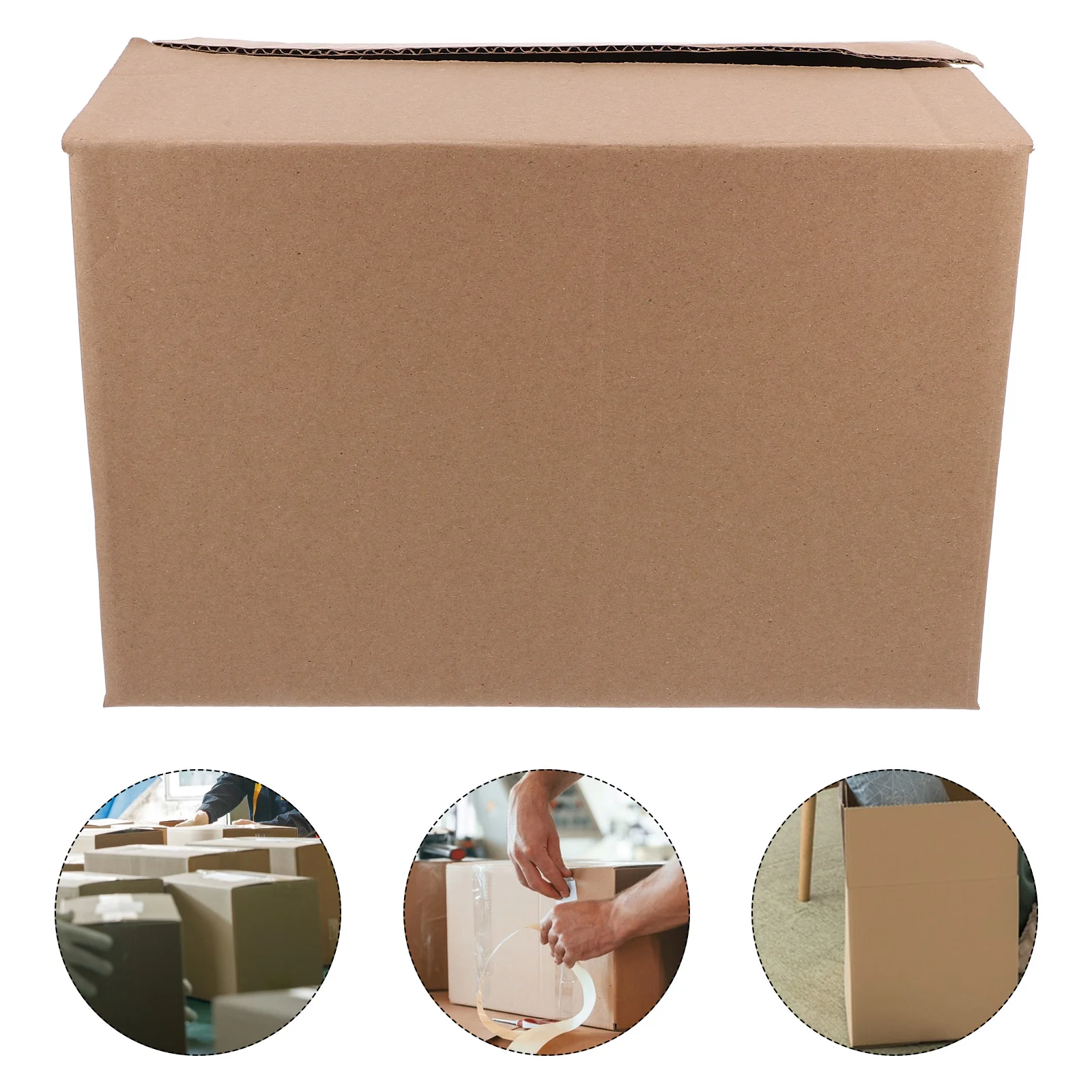 5 Pcs Heavy Duty Shipping Boxes Express Package Taste Practical Cartons Packing Packaging Corrugated Paper Storage