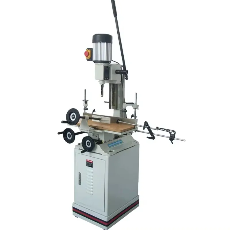 

1.5KW Woodworking Bench Square Hole Wood Mortising Machine Drilling Hollow Chisel Mortiser