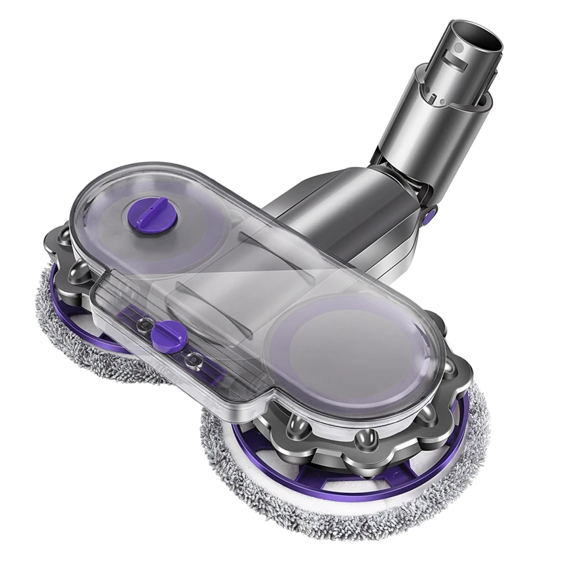 AC66 Electric Wet Dry Mopping Water Mop Head Attachment Compatible for Dyson Vacuum Cleaner V6 Dc58/Dc59/Dc62 Model