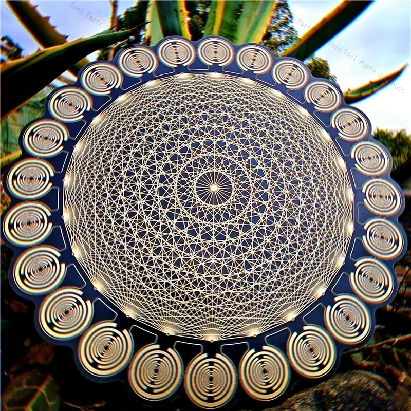 Array Disk Demagnetization Purification Charging MWO Polarized Optical Disc Multi Frequency Wave Oscillator Sacred Geome