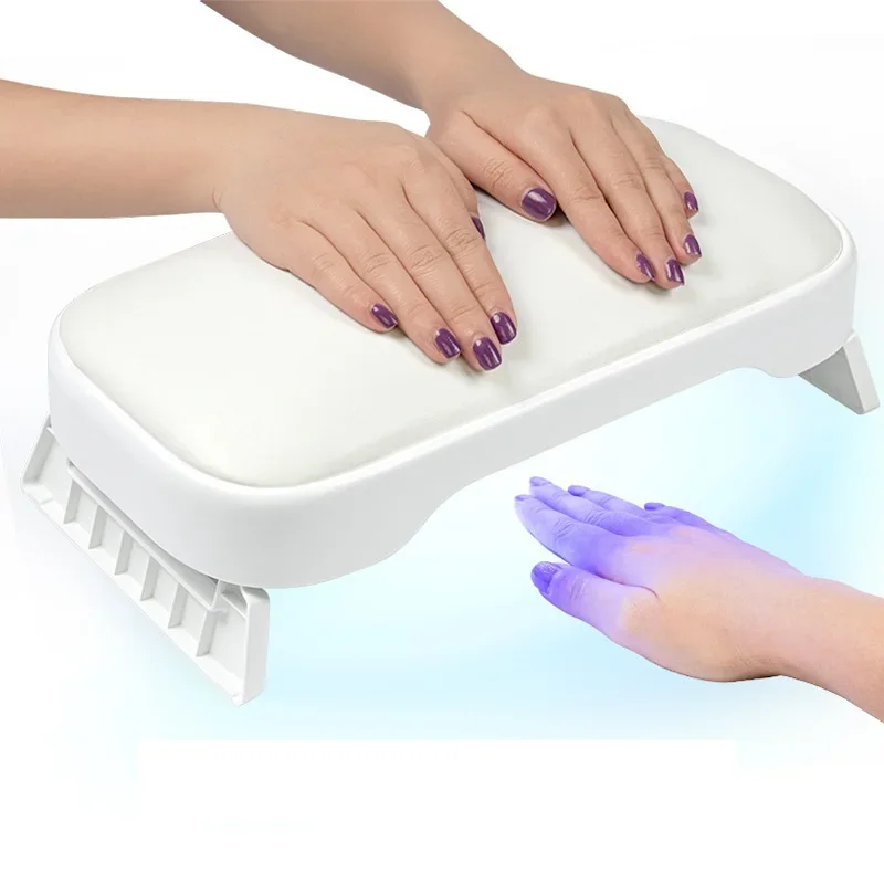 

# Hot Sales 2 In 1 Hight Quality 48w 2022 Led Uv Nail Dryer Lamp Pillow Arm Cushion Rest Uv Lights For Nails Dryer