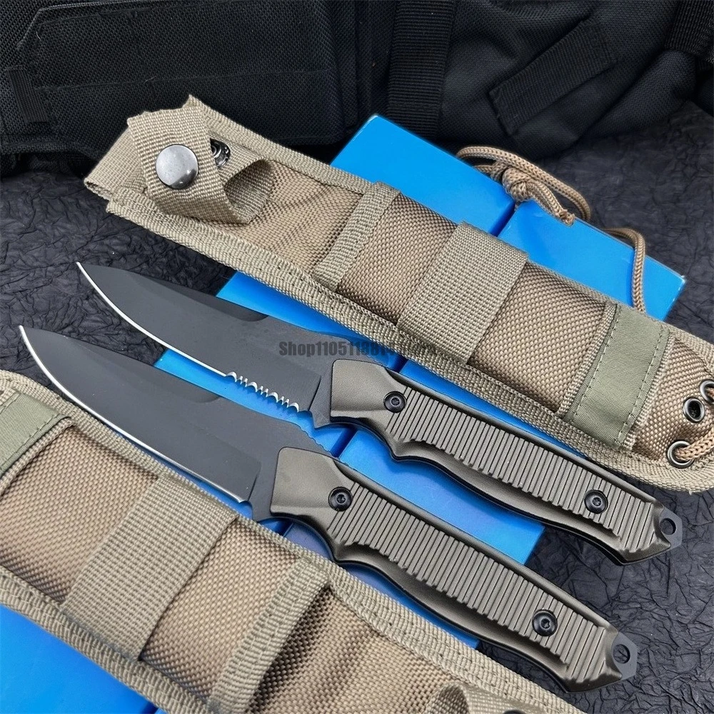 

Нож EDC с лезвием из нержавеющей стали 440C для активного отдыха, кемпинга и выживания, прямой нож-мультитул, ручные ножи EDC