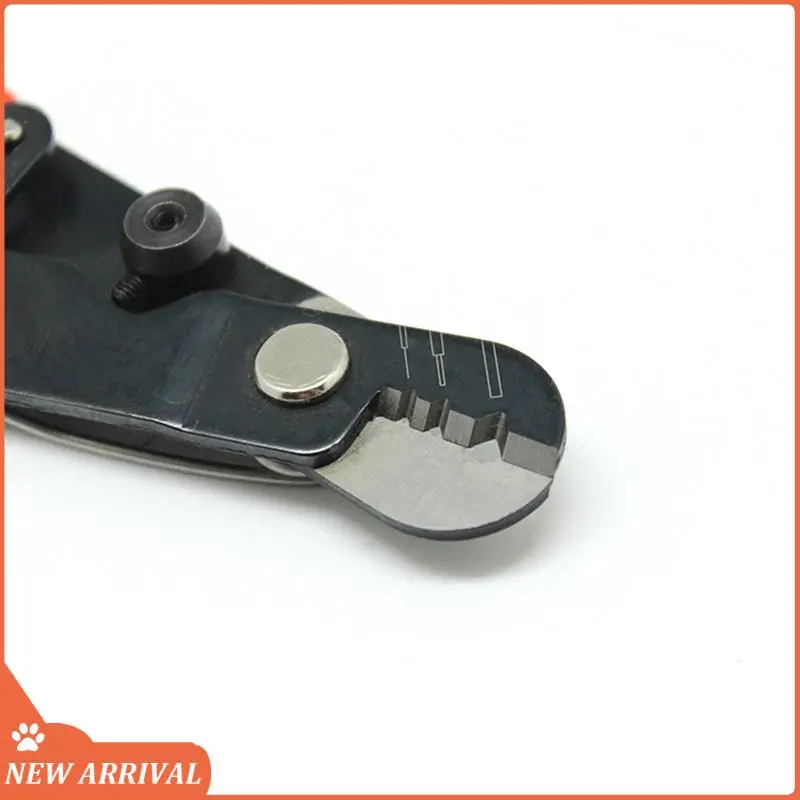 Three-Stage Optical Fiber Stripping Pliers 3-Hole Multifunctional 3-In-1 Network Optical Fiber Tool Easy To Use Orange+Black