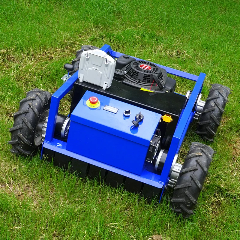 

Customized All Terrain Automatic 500mm Remote Control Lawn Mower Multi-functional Garden Mini Weeding Wheel Lawn Mower Robot