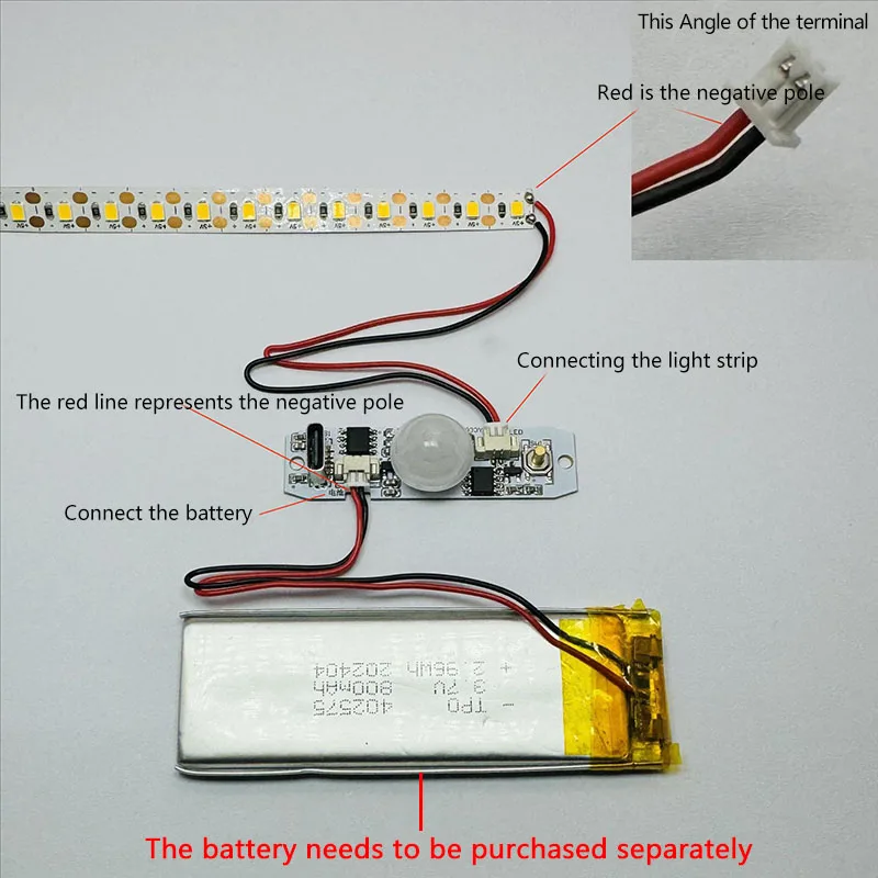 Smart charging cabinet with aluminum strips, 5V human body sensing touch switch, universal clothing light, human body sensing mo